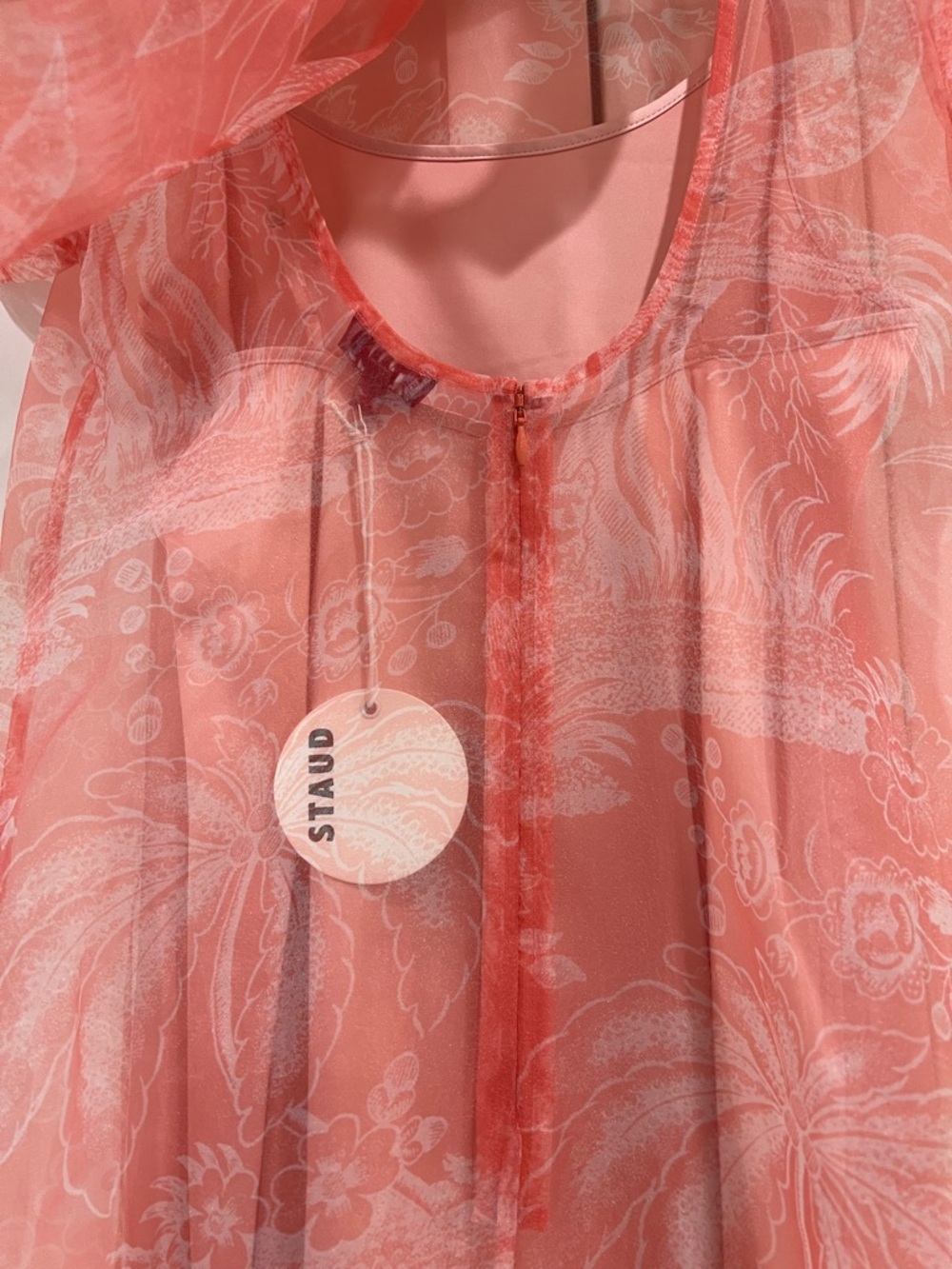 STAUD Calluna Cherry Blossom Maxi Dress - NWT - Picture 8 of 10